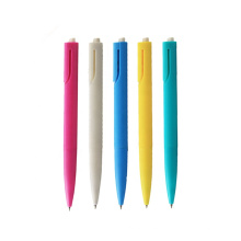 Click action solid plastic pen